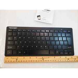 Wireless Keyboard. Tecknet X315. Black 2.4GHz Slim